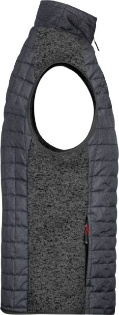 Daiber Herren Hybrid Strickfleece Gilet JN740